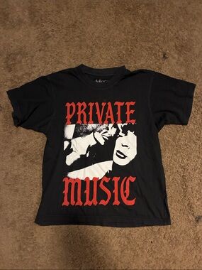 Deftones Black Private Music Graphic Short-Sleeve Tee